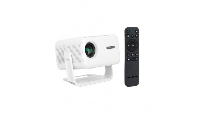 BLOW kaasaskantav projektor AndroidTV FullHD MaxView, valge