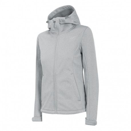 4F naiste softshell-jakk H4Z22 SFD350 27M, jahe helehall melanž