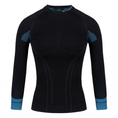 Alpinus Tactical Base Layer Women's Thermoactive Sweatshirt Black-Blue GT43210 XL