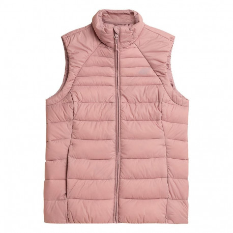 4F naiste vest H4Z21 KUDP001 56S S, hele roosa