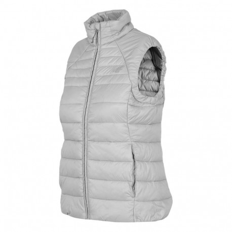 4F naiste vest H4Z22 KUDP001 27S S, jahe helehall