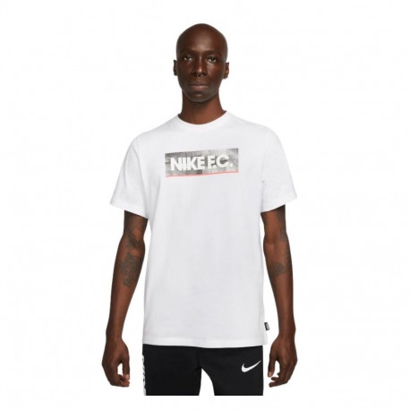 Nike NK Fc Tee Seasonal Block Men's T-Shirt White DH7444 100 L