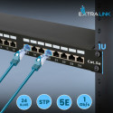 Extralink Patchpanel CAT5E STP V2 24 port