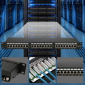 Extralink Patchpanel CAT5E STP V2 24 port