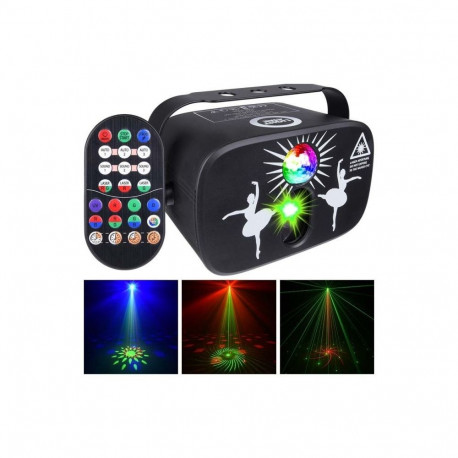 LIGHT4ME PARTY LIGHT 3 LED effect disco lighting