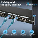 Extralink Patchpanel CAT5E STP V2 24 port