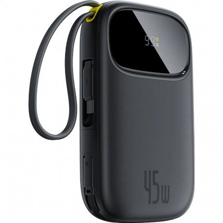 BASEUS akupank ENERFILL F31 QPOW3 20000mAh 22.5W digitaalse ekraani ja 2 sisseehitatud kaabliga USB-
