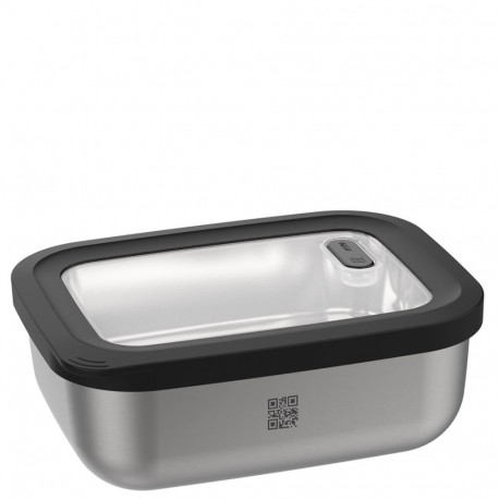 GEFU 12776 food storage container Rectangular 2.6 L Black, Stainless steel 1 pc(s)