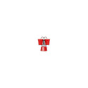 Bialetti Mini Express coffee machine red 2tz + 2 cups