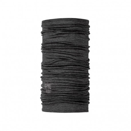 Buff Merino Wool Neckwear Grey