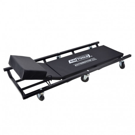 AWTOOLS UPHOLSTERED WORKSHOP LOUNGER 3-POSITION HEADREST ADJUSTMENT