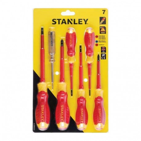 VDE screwdriver set 7pcs 2pz+4sl+tester