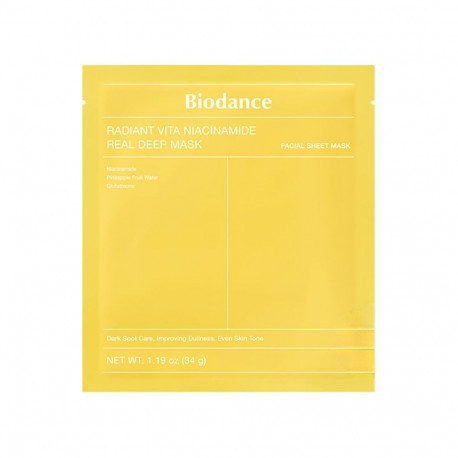 BIODANCE Radiant Vita Niacinamide Real Deep Mask 1 pc