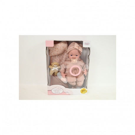 BAYER Lalka Reborn 38cm+akcesoria 93827AO 21194