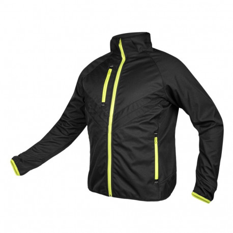 Mix&Match softshell-jakk, suurus M, must-kollane