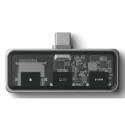 USB-C PD Hub & MicroSD Reader Gray