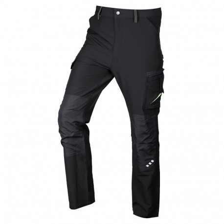 Mix&Match tööpüksid 4-way stretch, suurus M, must-rohelised