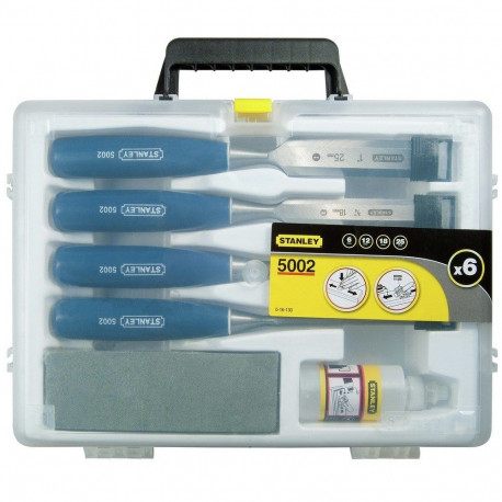 Stanley peitlikomplekt 5002 series, 6-osaline, plastkarbis