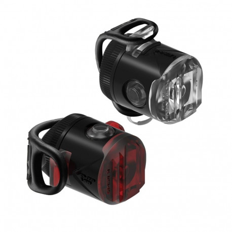 Lezyne jalgrattatulede komplekt FEMTO USB DRIVE PAIR, tagatuli + esituli, LED