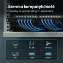 Extralink CAT6 UTP 0.5U | Patchpanel | 24 Ports