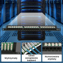 Extralink CAT6 UTP 0.5U | Patchpanel | 24 Ports