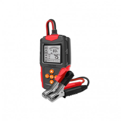 Qoltec 52484 LCD digital battery tester | 12V | 24V | 3Ah-200Ah