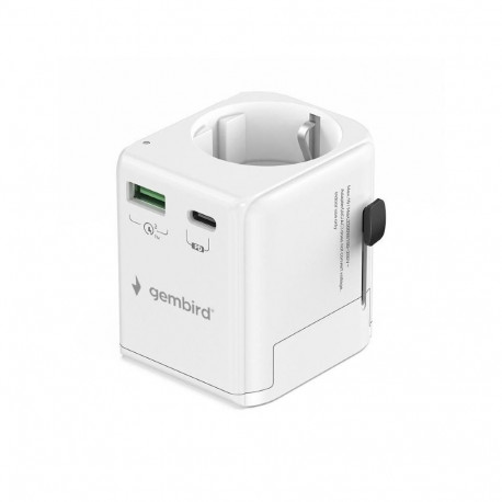 Gembird POWER ADAPTER GROUNDED 20W/WHT TPA-EU1A1C20-01-W