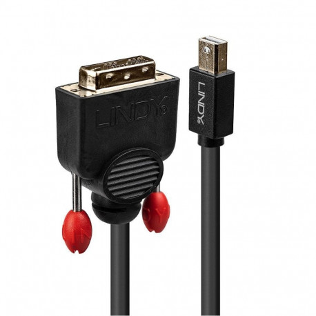 LINDY CABLE MINI DP TO DVI 3M/BLACK 41953