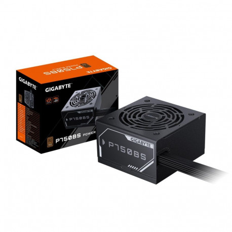 Gigabyte Power Supply||GP-P750BS|750 Watts|Efficiency 80 PLUS BRONZE|PFC Active|MTBF 100000 hours|GP