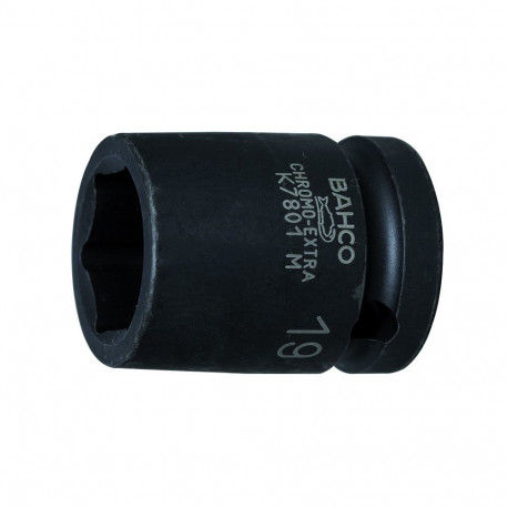 Kuuskant löökpadrunvõti K7801M 22mm, 1/2"