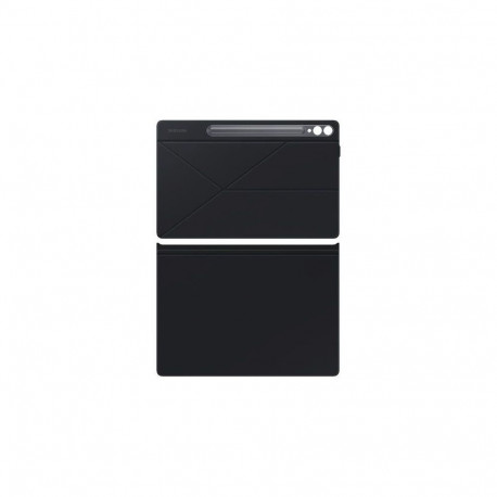 Samsung - EF-BX810PBE Samsung Smart Book Cover for Galaxy Tab S9+/S9 FE+ Black (Damaged Package)