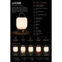 Rechargeable lamp LOOME lime