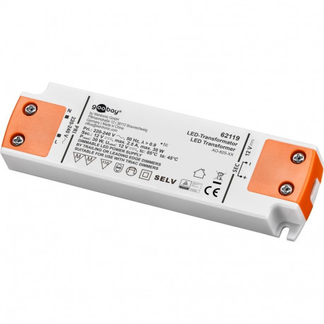 Goobay LED Transformer 12 V (DC), 30 W