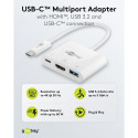 Goobay USB-C multiport-adapter HDMI, PD, valge