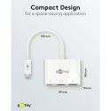 Goobay USB-C multiport-adapter HDMI, PD, valge