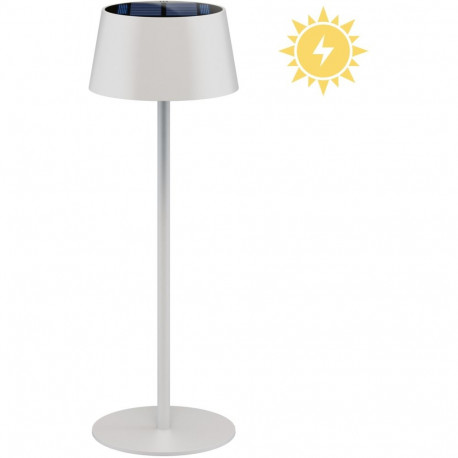 Goobay Wireless LED Solar Table Lamp, white