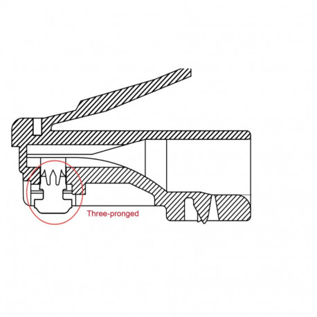 Goobay RJ45 Plug, CAT 6 STP shielded (10 tk)