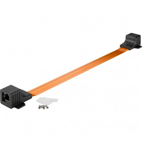 Goobay Ultra-slim RJ45 LAN Window Feed-through 0.25 m