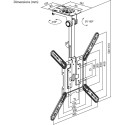 Goobay Ceiling TV Mount (M)