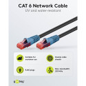Goobay CAT 6 välitingimuste patch-kaabel, U/UTP, must 75 m