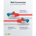 Goobay CAT 6 A Patch Cable, S/FTP (PiMF), red 5 m