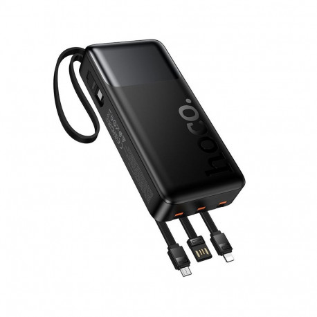 Powerbank 20000 mAh QC PD 2A 22,5W with built-in cables USB A + USB C + Lightning + Micro USB Hoco J