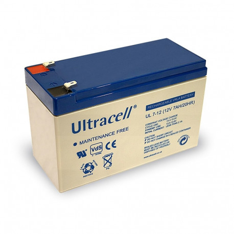 Ultracell pliiaku 12 V, 7 Ah (UL7-12)