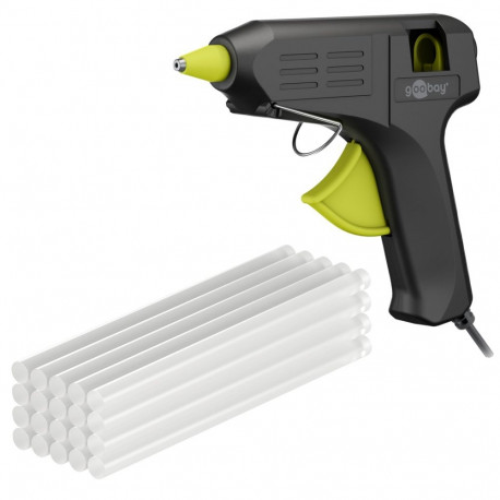 Goobay Tools kuumpüstol superior 40 W, sisaldab 20 liimipulka