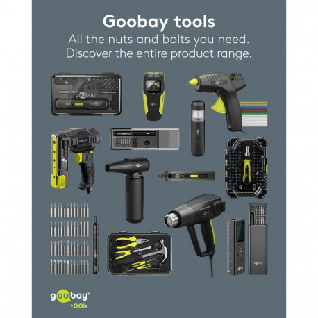 Goobay Tools mini juhtmevaba kruvikeeraja komplekt, 28 tk