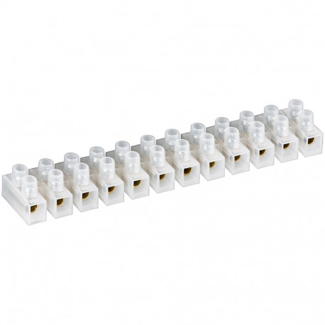 Goobay Tools Terminal Strip Connector, 10 A, Transparent 10 A (10 tk)
