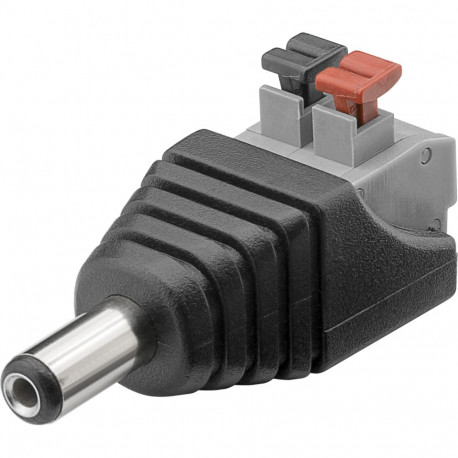 Goobay klemmplokk 2-pin > isane DC-pistik (5.50 x 2.10 mm) (10 tk)