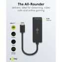 Goobay USB-C Etherneti must adapter