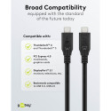 Goobay USB-C Cable, USB4, 2 m, black 2 m