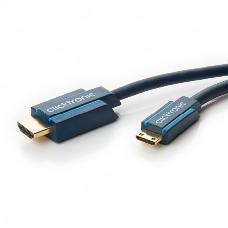 Clicktronic Mini-HDMI adapterkaabel Ethernetiga 2 m